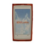 Funda TPU Rojo Nokia Lumia 800 (15001378) by www.tiendakimerex.com